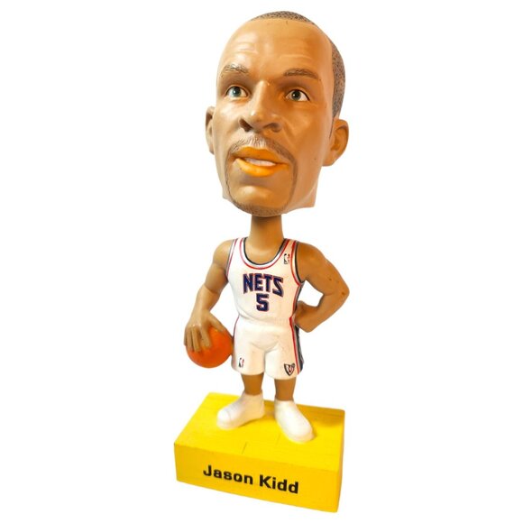 Jason Kidd NJ New Jersey Nets NBA Vintage 2001 Collectible Bobblehead - Picture 1 of 7